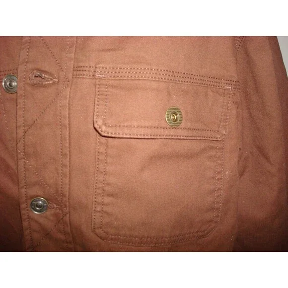 New NWT XXL Mens Coat Prana Trembly Jacket Stout Wind Warm Lined Lt Brown Orange